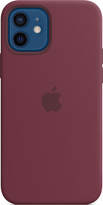 Apple Silicone Case with MagSafe Umschlag Rückseite Silikon Lila (iPhone 12 / 12 Pro) MHL23ZM/A