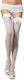 Music Legs 1912 Dresuri Sexy Cu Dantelă Alb