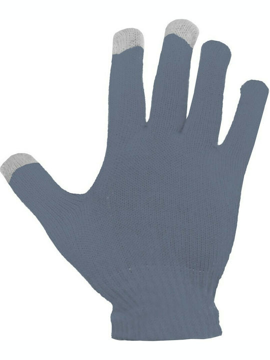 Hurtel Gray Gestrickt Handschuhe Berührung