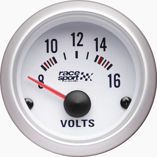 Sumex Racesport Für das Auto 52mm 52mm 12V Weiß