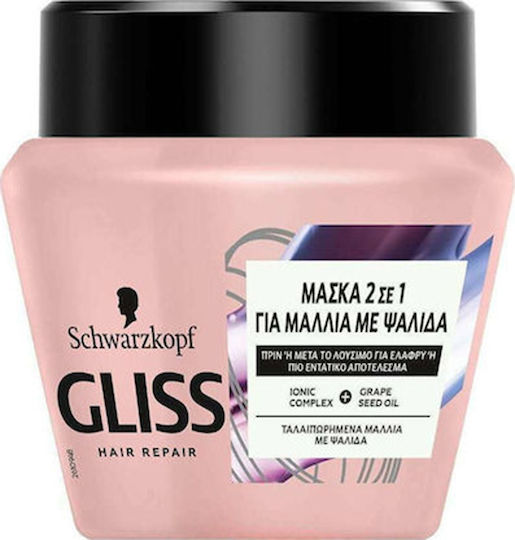 Gliss Split Hair Miracle Μάσκα Μαλλιών για Επανόρθωση 300ml