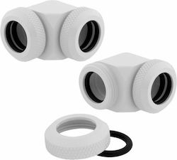 Corsair Hydro X Series XF Hardline Fitings Alb Corsair Hydro X Series XF Hardline Fitings Alb