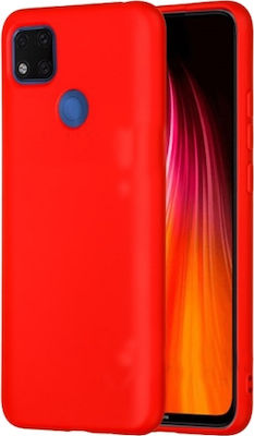 Senso Liquid Coperta din spate Silicon Roșu (Redmi 9C) SELIXIAR9CR