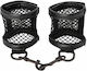 Sportsheets Fishnet Cuffs Χειροπέδες σε Μαύρο Χρώμα