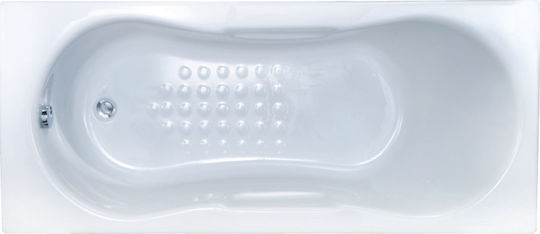 Sanitec Carolina Μπανιέρα Ακρυλική 170x75x60cm