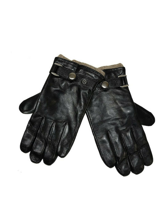 Guy Laroche 98954 Μαύρα Ανδρικά Δερμάτινα Γάντια
