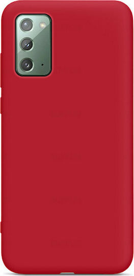Sonique Liquid Back Cover Σιλικόνης Κόκκινο (Galaxy Note 20)