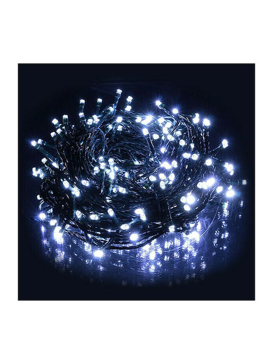 100 Λαμπάκια LED 8μ. Ψυχρό Λευκό σε Σειρά