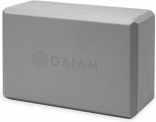 Gaiam Yoga Foam Cube Yoga Block in Gray Color