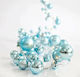 Eurolamp Illuminated Christmas Plastic Figure Ball Blue Length 230cm
