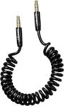 Usams 3.5mm male - 3.5mm male Cable Black 1.2m (SJ256YP01)