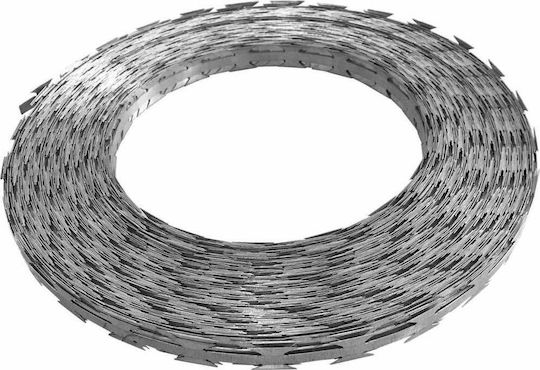 vidaXL Wire Fencing Razor Wire Gray 100m