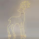 Eurolamp Christmas Rope Light in Shape Reindeer White 180x104x104cm