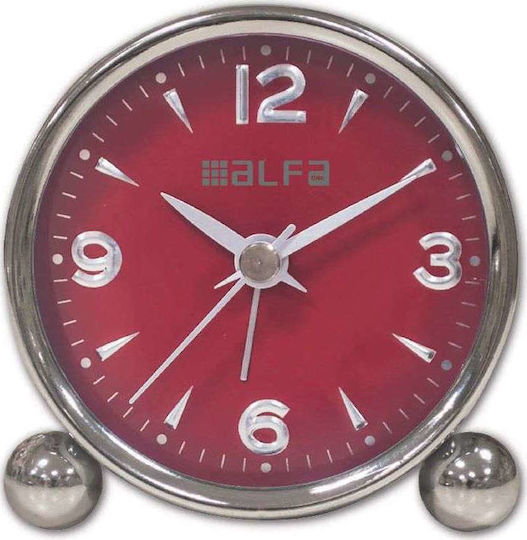 Alfa ΑΜ03 Tabletop Clock Red