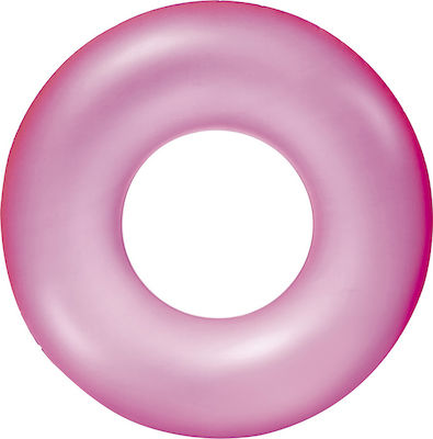 Bestway Kinder Schwimmring Neon Ring mit Durchmesser 91cm. Rosa