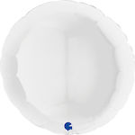 36" White Round Balloon