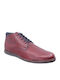 Leather Burgundy Men's Boots Anatomical
