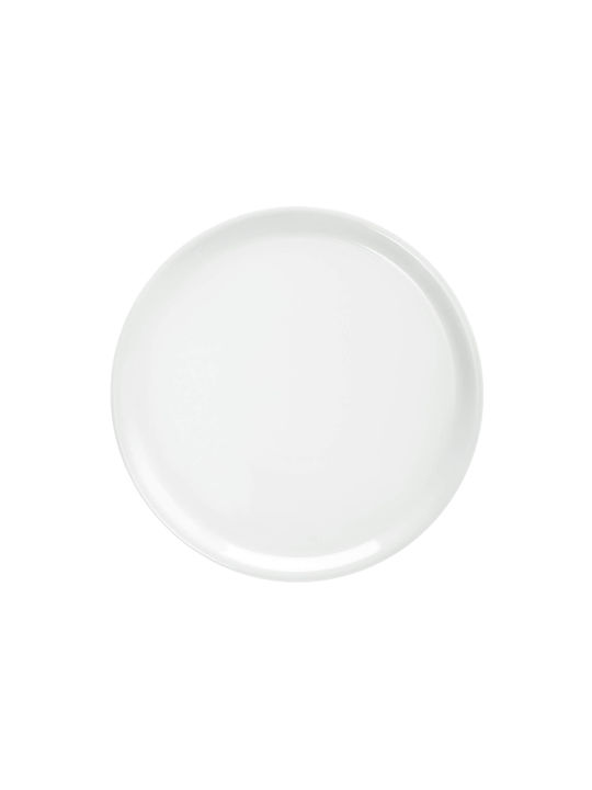 Saturnia Napoli Plate Shallow made of Porcelain White with Diameter 33cm 6pcs