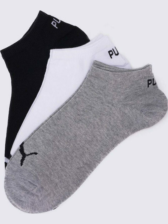 PUMA Athletic Kids' Ankle Socks Invisible 3p Mu...