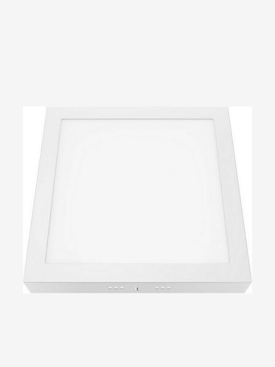 Aca Τετράγωνο Εξωτερικό LED Panel Ισχύος 24W με Φυσικό Λευκό Φως 30x30εκ.