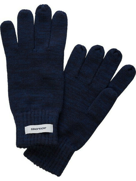 Men's Knitted Gloves Navy Blue
