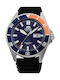 Orient Men's Watch 42mm Automatic with Black Rubber Strap
