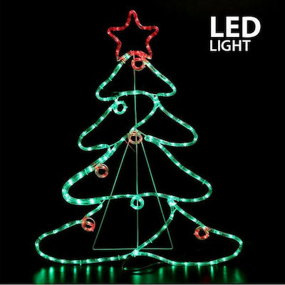 Eurolamp Christmas Decorative Illuminated Tree Light Tube 88cm IP44 Electric Green