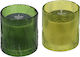 Zaros Decorative Candle Γυαλινο Βαζάκι Jar Multicolour 8x9cm 1pcs