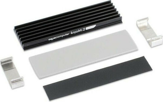 Aqua Computer kryoM.2 micro passive heat sink Охлаждане на M.2 SSD Прозрачен