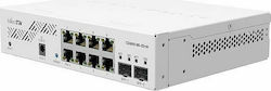 MikroTik CSS610-8G-2S+IN Verwaltet L2 Switch mit 8 Ports Gigabit (1Gbps) Ethernet und 2 SFP Ports