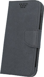 TelForceOne Fancy Book με Clip Buchhülle bis 5.3" Schwarz