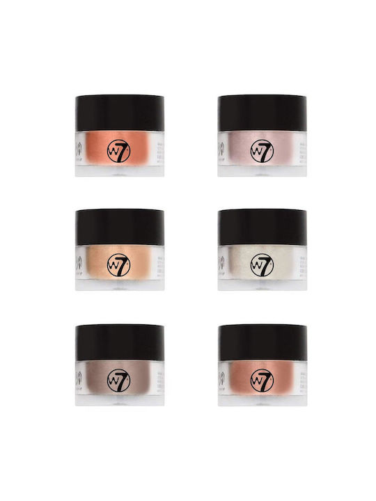 W7 Cosmetics High Shine Σετ Μακιγιάζ για Πρόσωπο & Μάτια 6τμχ