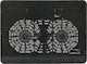 N168 Cooling Pad για Laptop έως 15" με 2 Ανεμιστήρες