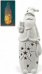 Zaros Illuminated Santa Claus White 31x11.2x9.2cm