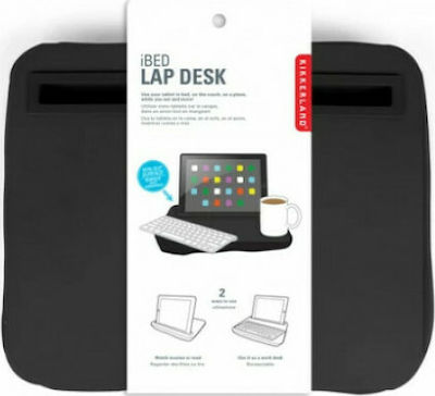 Kikkerland iPad Lap Desk Tabletständer Schreibtisch bis 12.9" in Schwarz Farbe