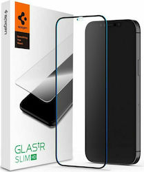 Spigen GLAS.tR FullCover HD Vollkleber Vollflächig gehärtetes Glas (iPhone 12 / 12 Pro) AGL01512