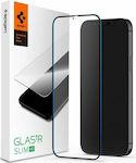 Spigen GLAS.tR FullCover HD Vollkleber Vollflächig gehärtetes Glas (iPhone 12 / 12 Pro) AGL01512