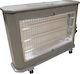 Kumtel Quartz Heater with Thermostat 2800W Grey