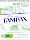 Tampax Tampons Cotton Protection 100% Organic Super with Applicator for Heavy Flow 16pcs