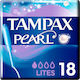 Tampax Тампон Pearl Lites с Апликатор за Лек поток 18бр