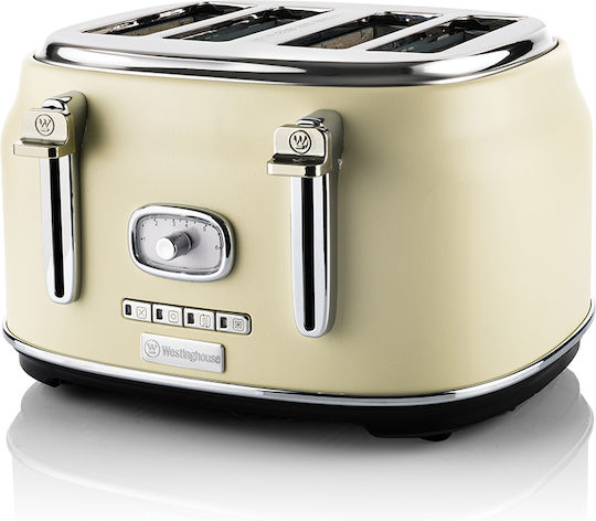Westinghouse Toaster 4 Slots 1750W White