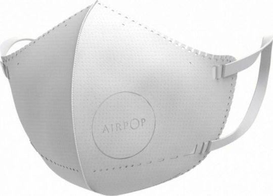AirPop 30 Hr Mască pentru copii 3-12 ani Mască de protecție pentru copii Alb 43579 2buc