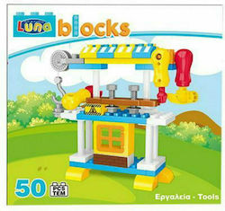 Luna Building Block Εργαλεία for 3+ years 50pcs