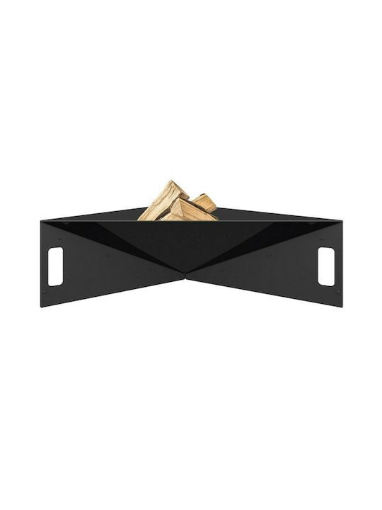 Kratki Fire / Pyramid FIRE/PYRAMID Focar În aer liber din metal Negru 79x68.5x22.7cm