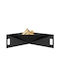 Kratki Fire / Pyramid FIRE/PYRAMID Focar În aer liber din metal Negru 79x68.5x22.7cm