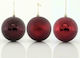 Eurolamp Christmas Plastic Ball Ornament Red 8x8cm 6pcs