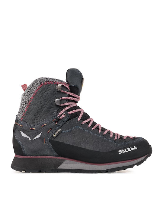 Salewa Mountain Trainer 2 GΤΧ Femei Bocanci de Drumeție Impermeabil cu Membrană Gore-Tex Gri