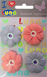 Luna Decorative Flower for DIY Crafts 4pcs