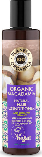 Natura Siberica Planeta Organica Macadamia Conditioner Reconstruction/Nourishment for All Hair Types 280ml