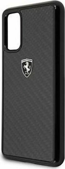 Ferrari Heritage Carbon Back Cover Plastic Black (Galaxy S20)